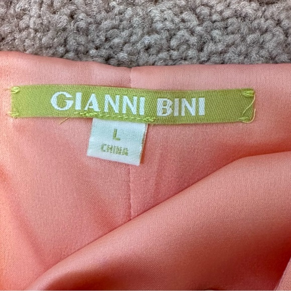 Gianni Bini Marine Flowy Neon Peach Dress NWT - Picture 7 of 10